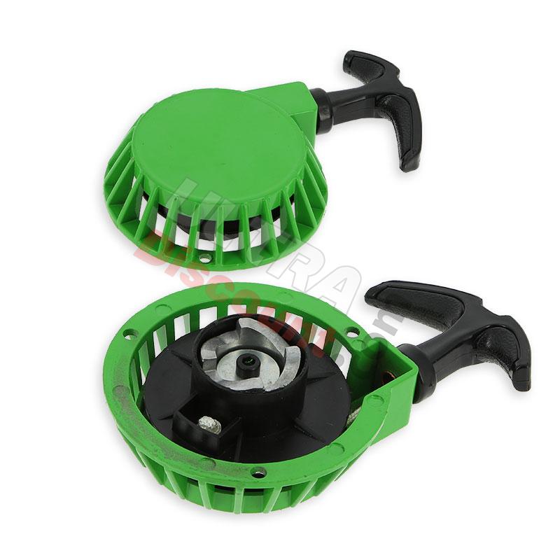 Aluminum Recoil Starter green (type B), Pocket Bike Spare Parts