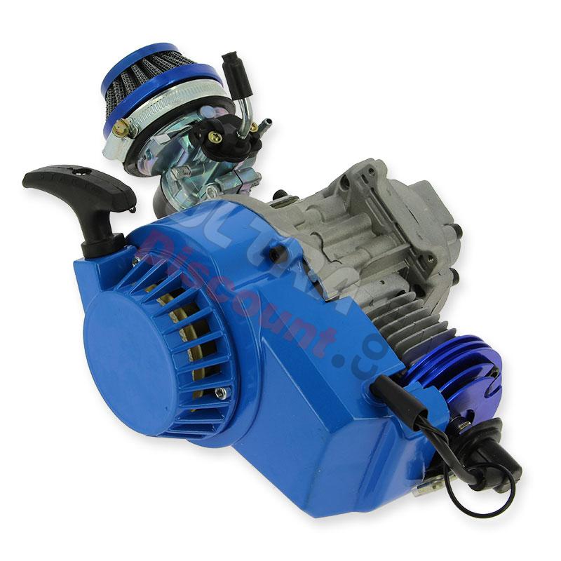 Engin 53cc UD Racing engine for Pocket Supermot (typ 2)  - BLUE, Supermoto pocket Spare Parts