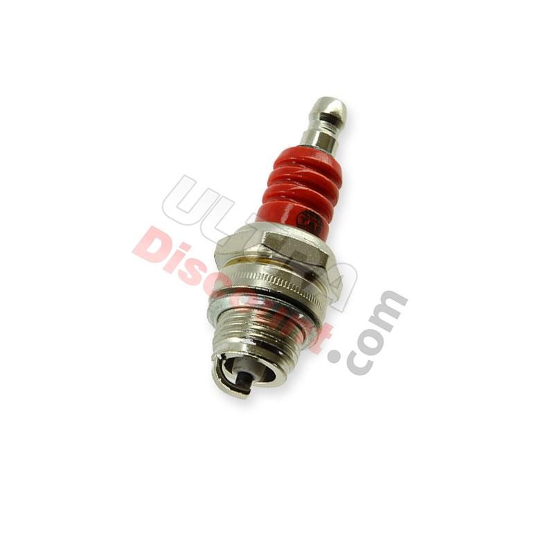 BM6A Spark Plug (red) for Cross Pocket Bike Parts, Cross Pocket Bike Parts