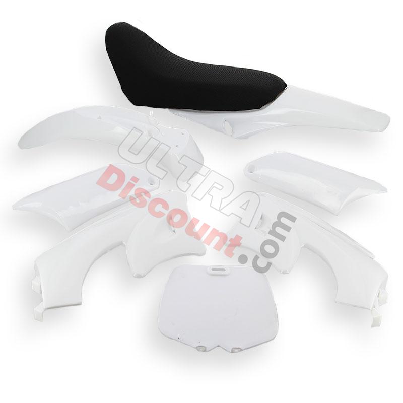 Fairing for Cross Pocket Bike (type 2) - White, Cross Pocket Bike Parts