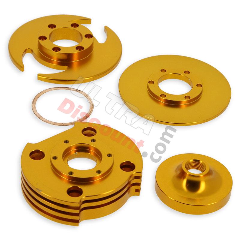 Racing Cylinder Head (type C) - Gold, Cross Pocket Bike Parts