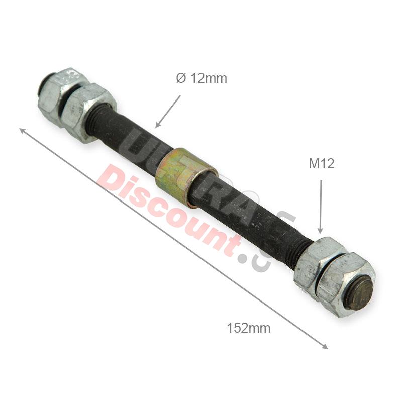 Wheel Axle for Cross Pocket Bike - 12mm type2, Cross Pocket Bike Parts Wheel Axle for Cross Pocket Bike - 12mm type2, Cross Pocket Bike Parts