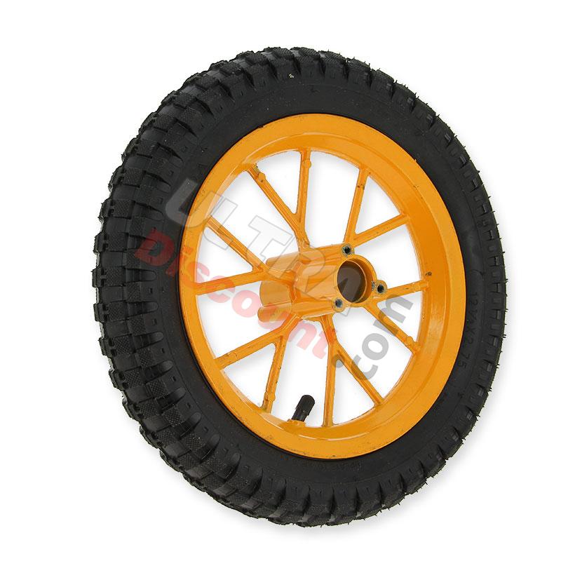 Udelukke Forvirret Kantine Complete rear wheel for Cross POCKET BIKE (8'' yellow), Wheels and Tires,  Cross Pocket Bike Parts, Description - ud-spareparts.com