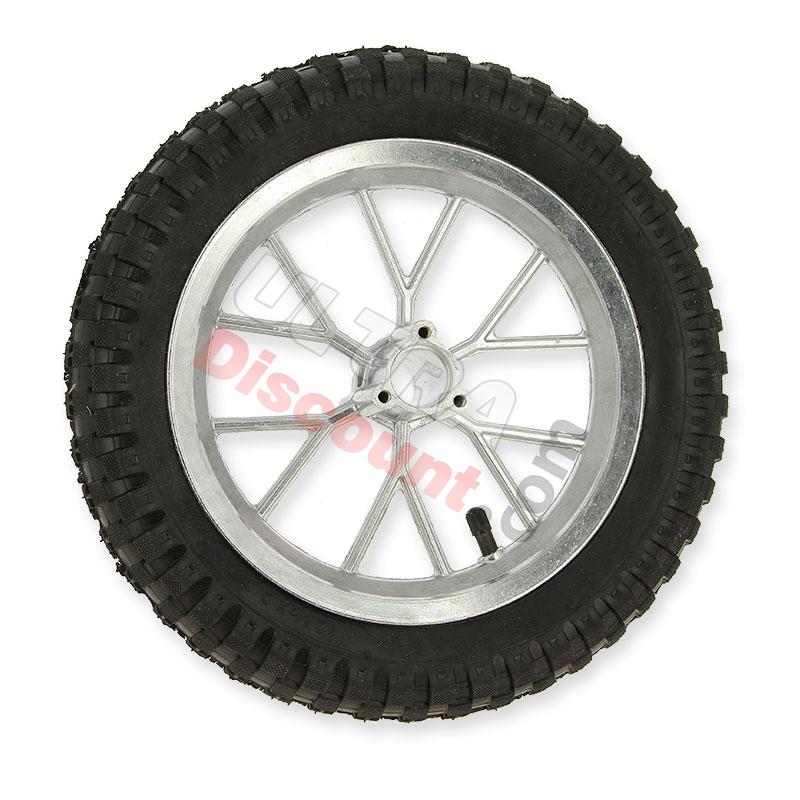 Complete front wheel for Cross Pocket Bike (8'' alu), Cross Pocket Bike Parts Complete front wheel for Cross Pocket Bike (8'' alu), Cross Pocket Bike Parts