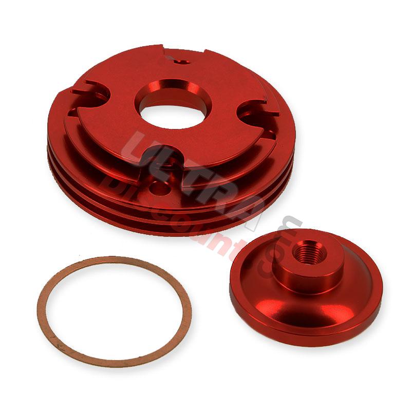 Racing Cylinder Head (type B) - Red, Supermoto pocket Spare Parts Racing Cylinder Head (type B) - Red, Supermoto pocket Spare Parts