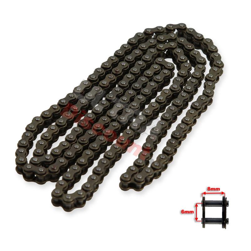 83 Links Reinforced Drive Chain for Pocket Bike (small pitch), Polini 911 GP3 Spare Parts