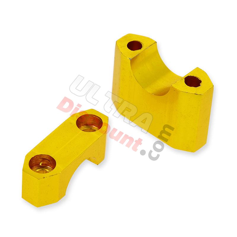 Handlebar Clamp for Spy Racing 350F1 (gold), ATV Spare Parts SPY350F1