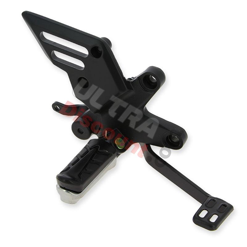 Front right footrest and brake pedal for ATV Spy Racing 250 F3, ATV Spare Parts SPY250F3