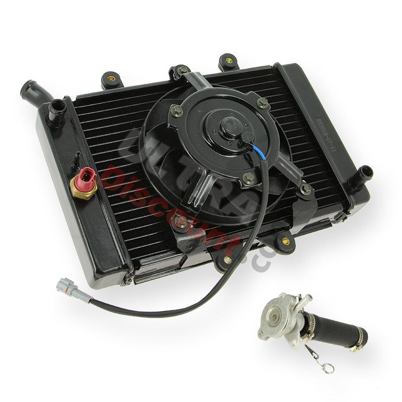 Spy Racing 250cc F3 full quad radiator, ATV Spare Parts SPY250F3 Spy Racing 250cc F3 full quad radiator, ATV Spare Parts SPY250F3