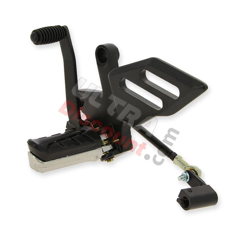 Front left footrest and gear lever for ATV Spy Racing 250 F3, ATV Spare Parts SPY250F3