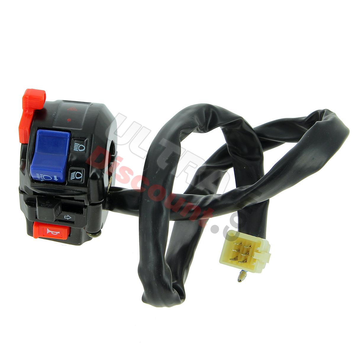 Left Switch Assy for ATV Shineray Quad 200cc (XY200ST-9), Spare parts Shineray 200 ST9 Left Switch Assy for ATV Shineray Quad 200cc (XY200ST-9), Spare parts Shineray 200 ST9