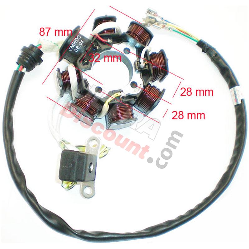 Stator for ATV Quad 200cc, 200cc Chinese ATV Parts Stator for ATV Quad 200cc, 200cc Chinese ATV Parts