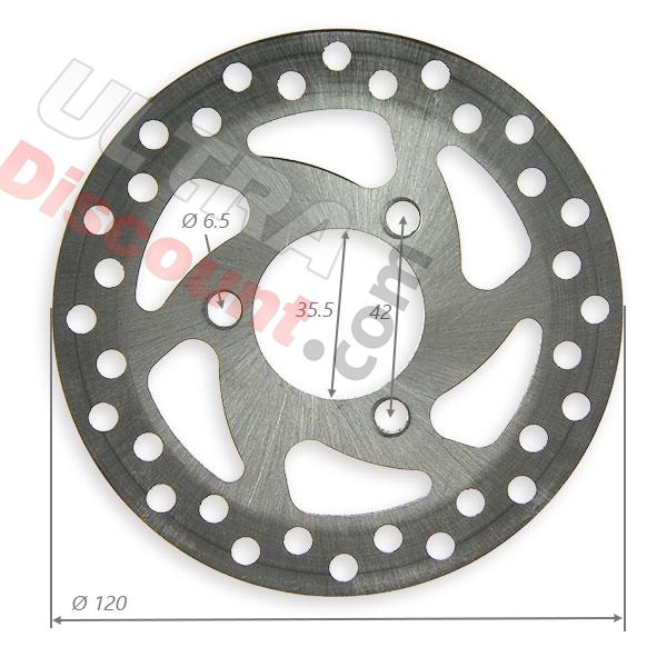 Brake Disc front 120mm for electric quad, ATV Parts Electric CRZ