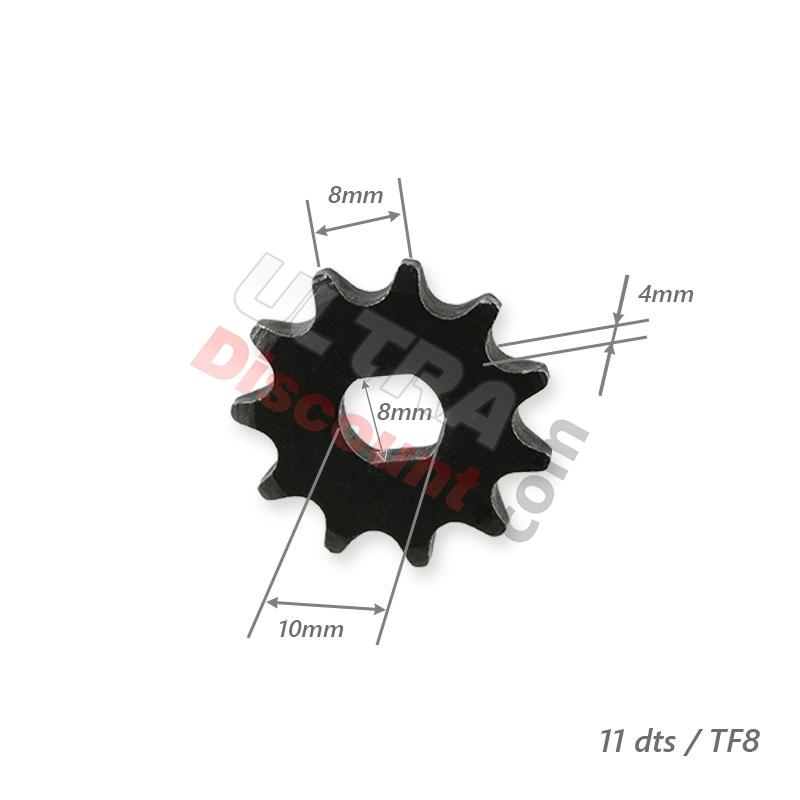 11 Tooth for electric ATV motor, ATV Parts Electric CRZ