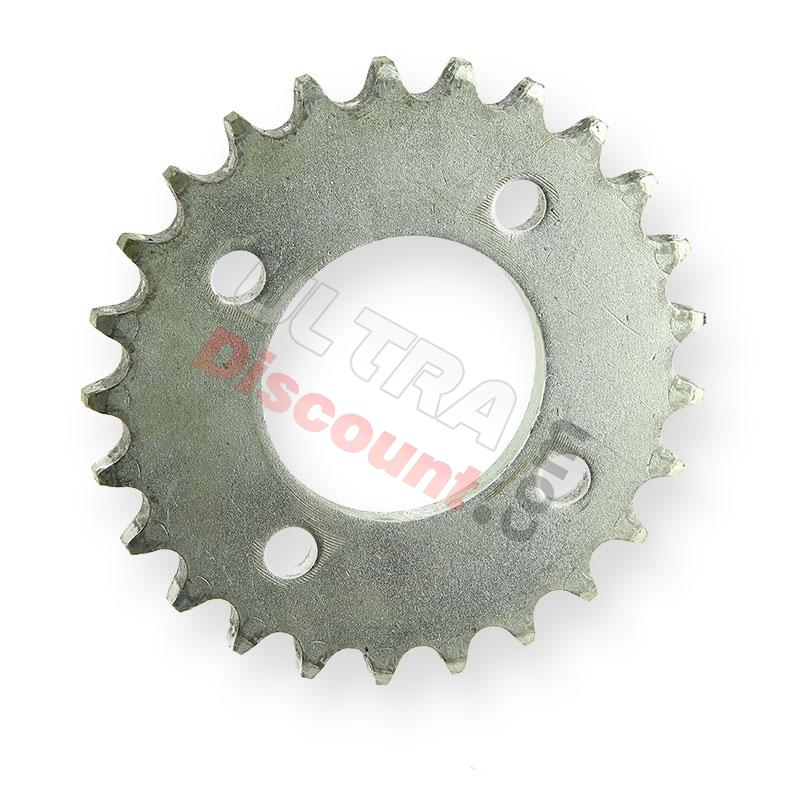 25 Tooth Reinforced Rear Sprocket for Chain - 420, Parts ATV 110cc - 125cc 25 Tooth Reinforced Rear Sprocket for Chain - 420, Parts ATV 110cc - 125cc
