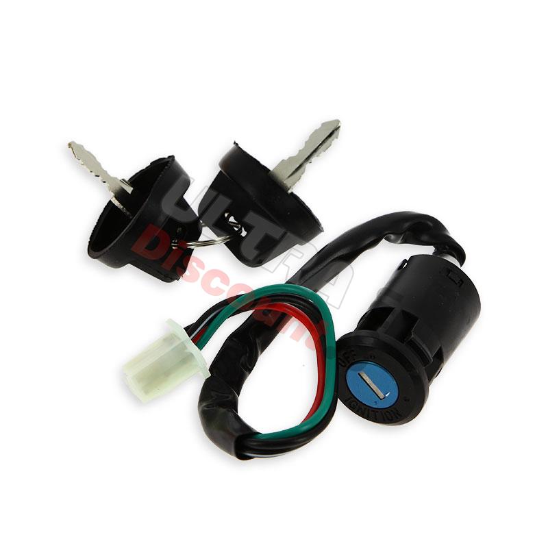 Lock Assy + Keys for ATV Quads, 200cc Chinese ATV Parts