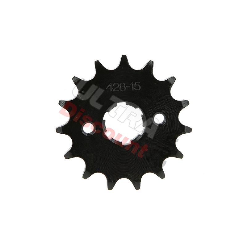 15 Tooth 428H Front Sprocket for ATV Spy Racing 250 F1, ATV Spare Parts SPY250F1