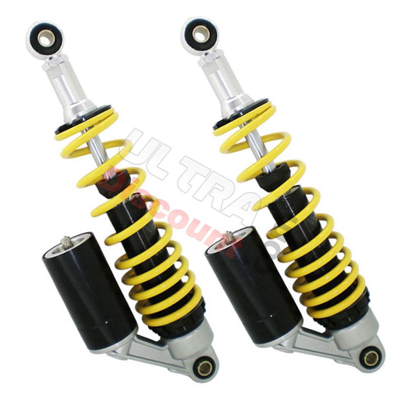 Pair of Front Gas Shock Absorbers for ATV Quad 200cc - Yellow, 200cc Chinese ATV Parts