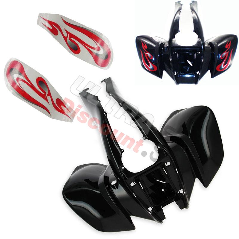 Front Fairing + Stickers for ATV Shineray Quad 200cc, Shineray Parts ATV 200STIIE and STIIEB
