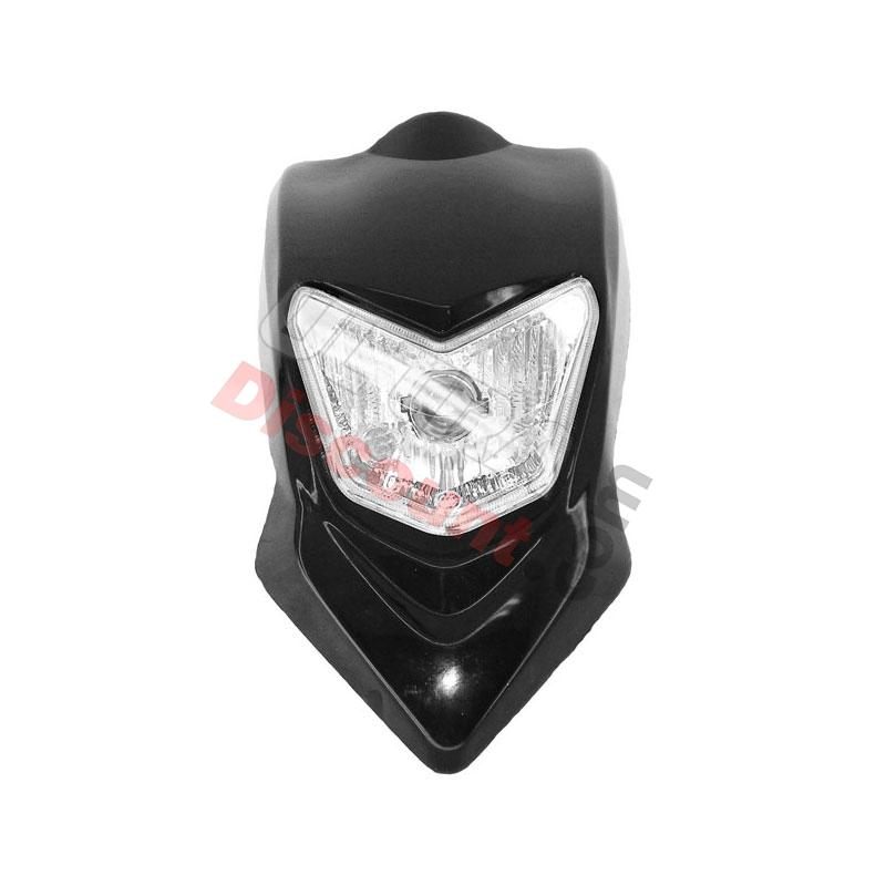 RAPTOR Headlight Fairing for ATV Shineray Quad 200cc - Black, Shineray Parts ATV 200STIIE and STIIEB