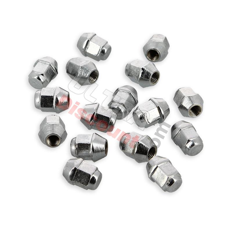 Set of 16 Chrome Wheel Nuts for ATV Shineray Quad 250cc ST-9C, Shineray Quad Parts 250 ST9C