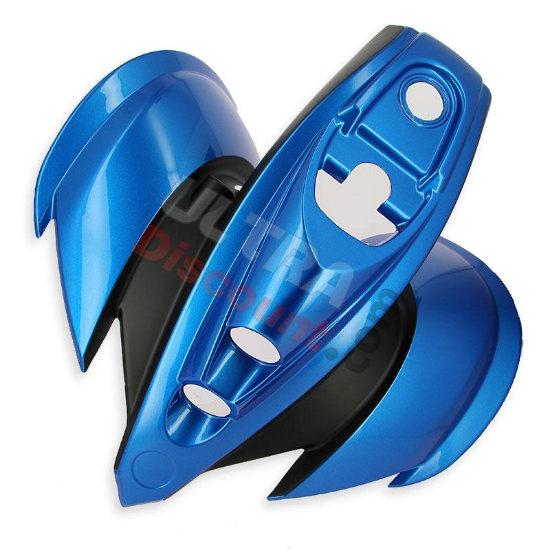 Front Fairing for ATV Shineray Quad 250cc ST-9E (BLUE-Black), Shineray Parts ATV 250 STIXE ST9E