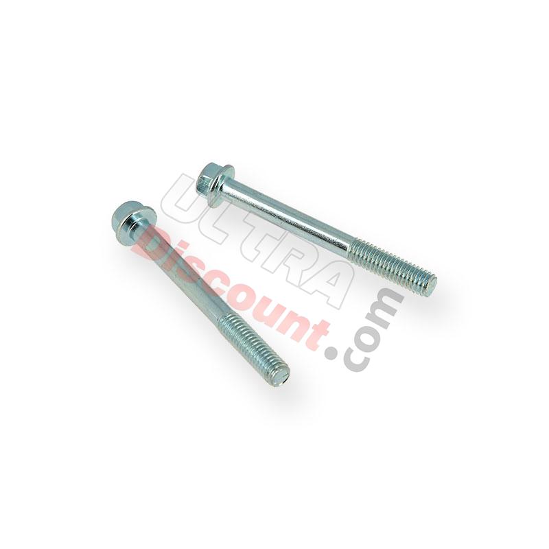 Pair of screws M6 55mm ATV engin, Tools and screws