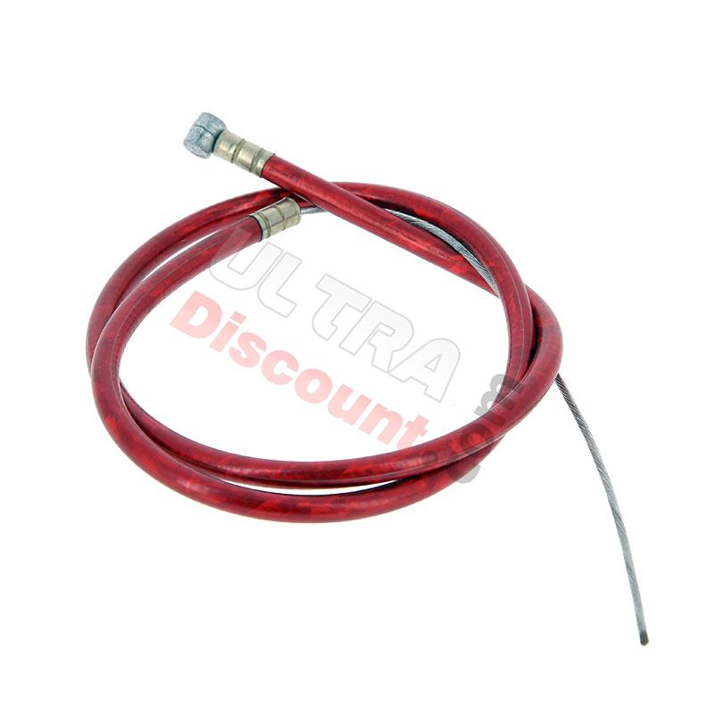 Custom Front Brake Cable - 700mm - Red, Parts Pocket Replica R1