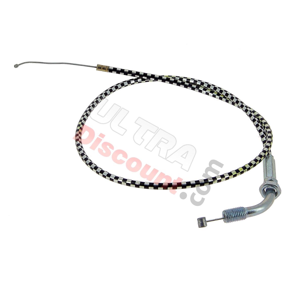 Throttle Cable (type A) - Black-Alu, Supermoto pocket Spare Parts Throttle Cable (type A) - Black-Alu, Supermoto pocket Spare Parts