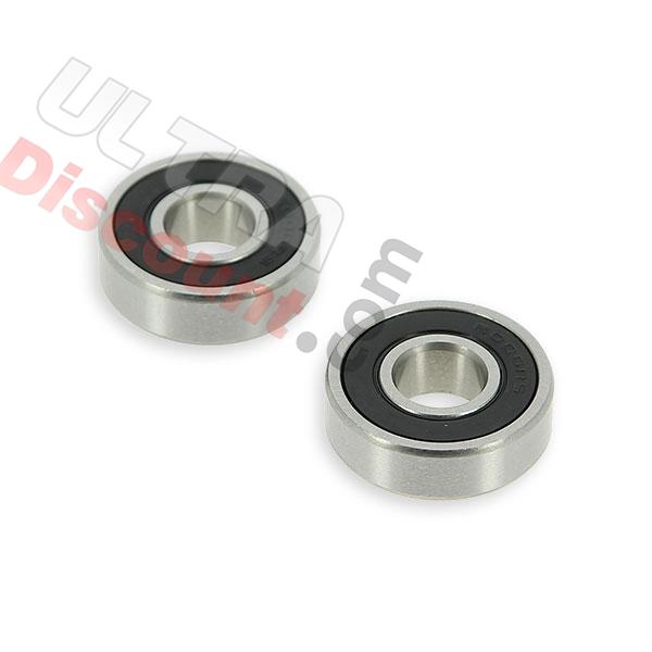 Pair of HQ Wheel Bearings 6000RS ATV Pocket supermoto, Supermoto pocket Spare Parts