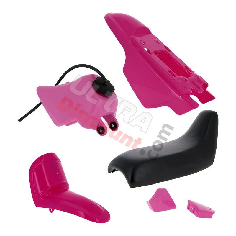 Fairing set complete for Yamaha PW50 (Pink), Parts YAMAHA PW50 Fairing set complete for Yamaha PW50 (Pink), Parts YAMAHA PW50