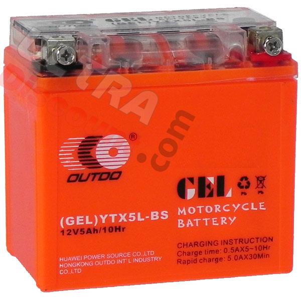 GEL Battery for Baotian Scooter BT49QT-12 (113x70x110), Baotian Parts - BT49QT-12