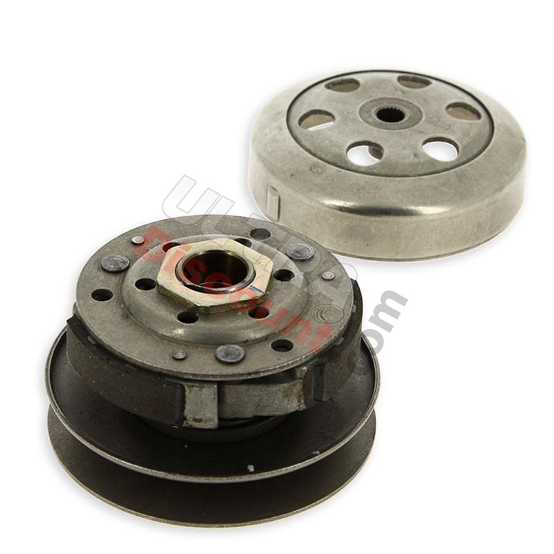 Complete Clutch for Baotian Scooter BT49QT-12, Baotian Parts - BT49QT-12