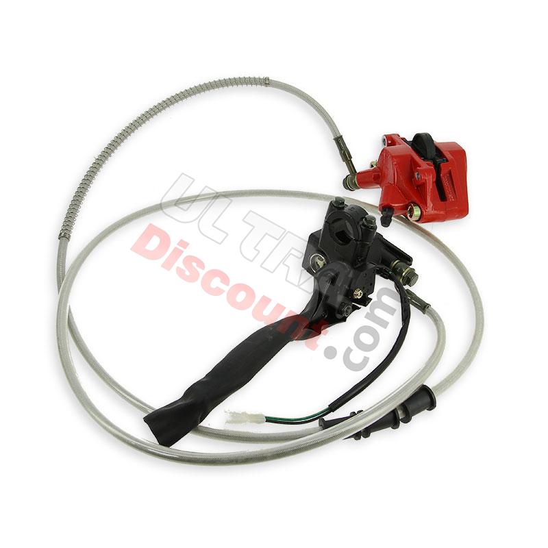 Complete Rear Brake Assy for Baotian Scooter BT49QT-12 (Type 2), Baotian Parts - BT49QT-12