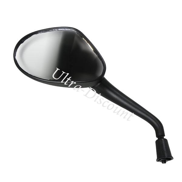 Left Mirror for Baotian Scooter BT49QT-12 - Black - Type 2, Baotian Parts - BT49QT-12 Left Mirror for Baotian Scooter BT49QT-12 - Black - Type 2, Baotian Parts - BT49QT-12