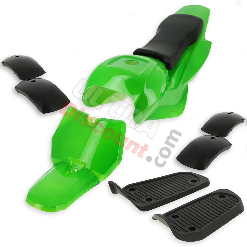 Fairing for ATV Pocket Quad type 3 Green, Pocket Quad Spare Parts