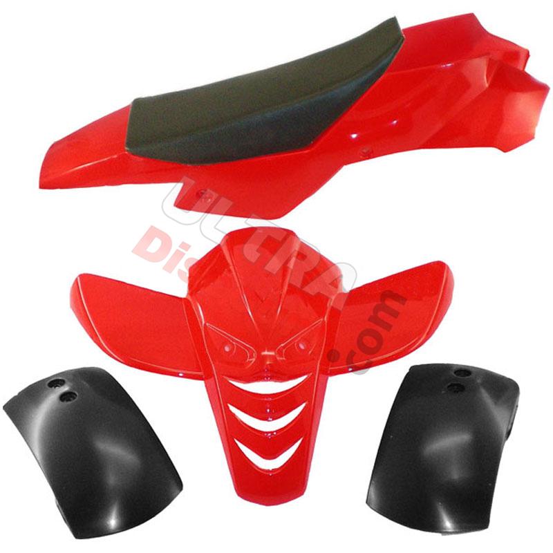 Fairing for ATV Pocket Quad type 2 - Red, Pocket Quad Spare Parts Fairing for ATV Pocket Quad type 2 - Red, Pocket Quad Spare Parts