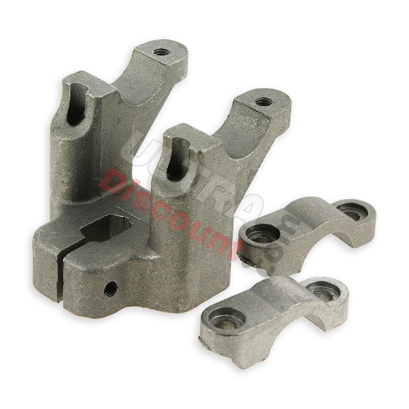 Aluminum Handlebar Clamp (type 2), Pocket Quad Spare Parts