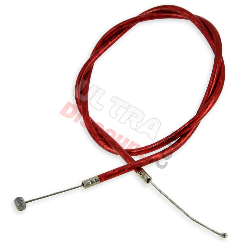 Custom Throttle Cable (type B) - Red, Pocket Quad Spare Parts