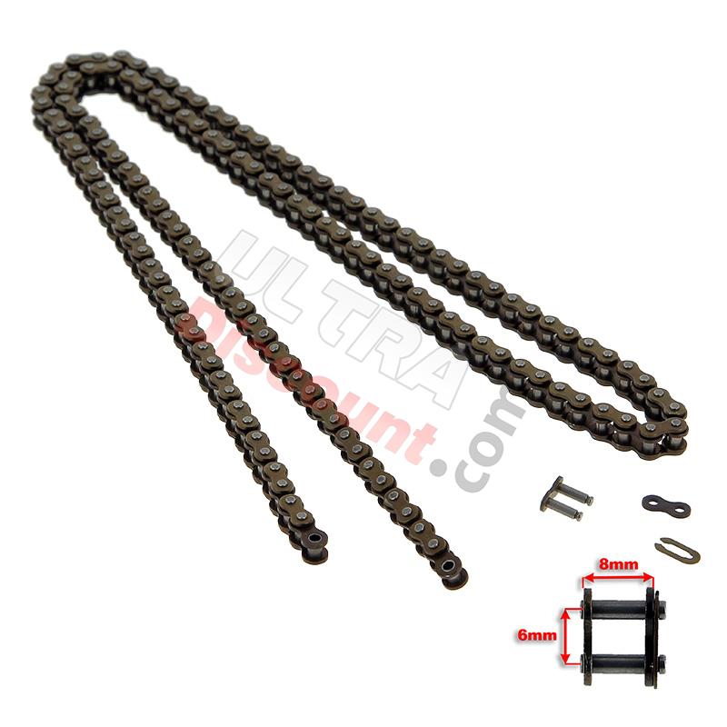 72 Links Reinforced Drive Chain for ATV Pocket Quad (small pitch), Pocket Quad Spare Parts