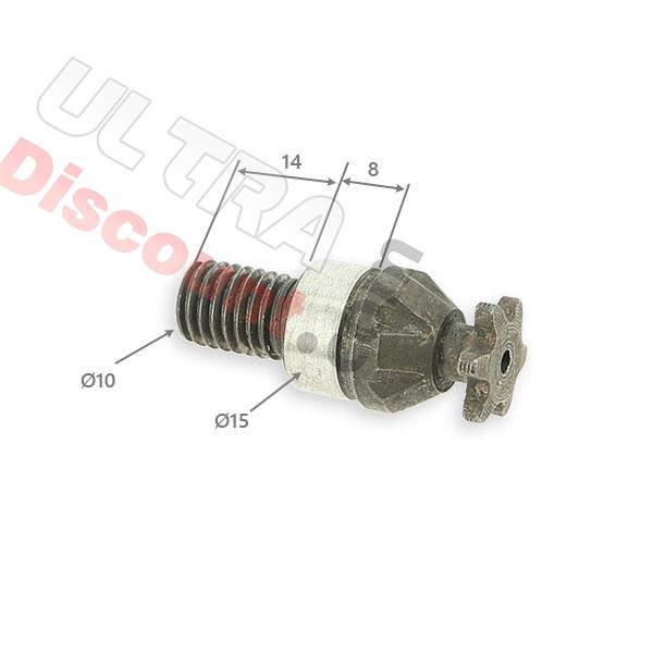 6 Tooth Reinforced Front Sprocket for ATV Pocket Quad - small pitch - American thread, Pocket Quad Spare Parts