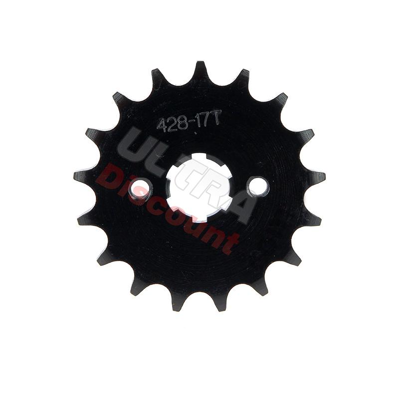 17 Tooth Front Sprocket for ATV Shineray Quad 250cc STIXE, Shineray Parts ATV 250 STIXE ST9E