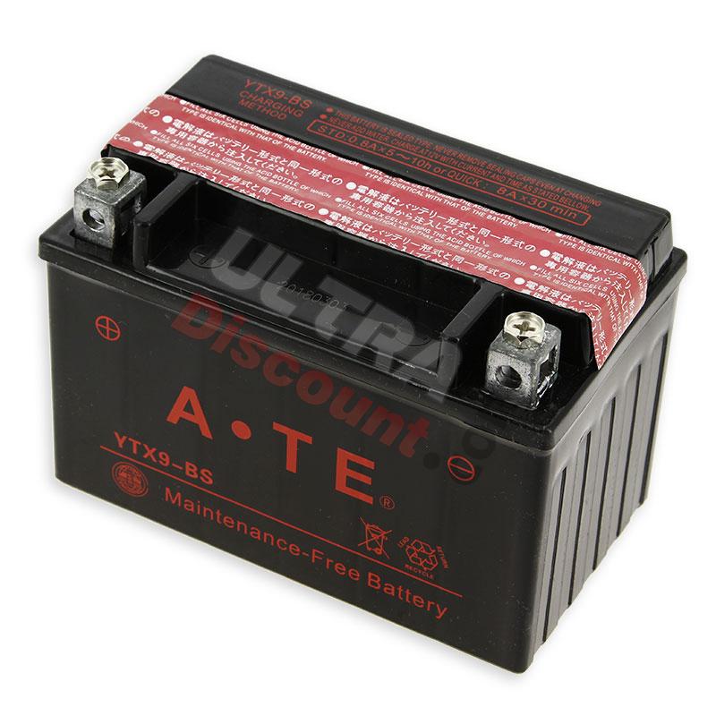 Battery for ATV Shineray Quad 250cc ST-9E, Shineray Parts ATV 250 STIXE ST9E
