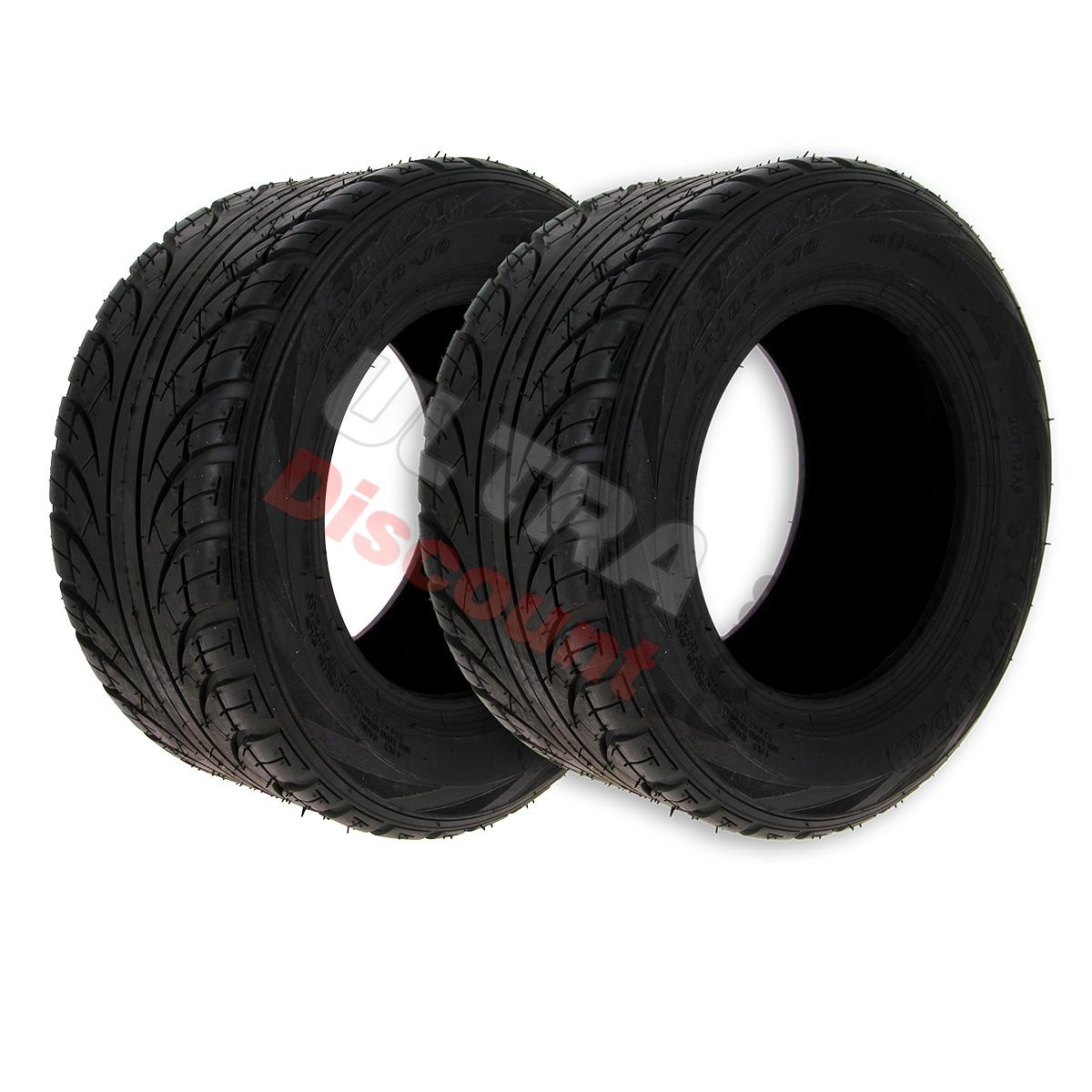 Pair of Front Tires 205-50-10 for ATV SPY RACING 350, Spy Racing ATV SPY350F3