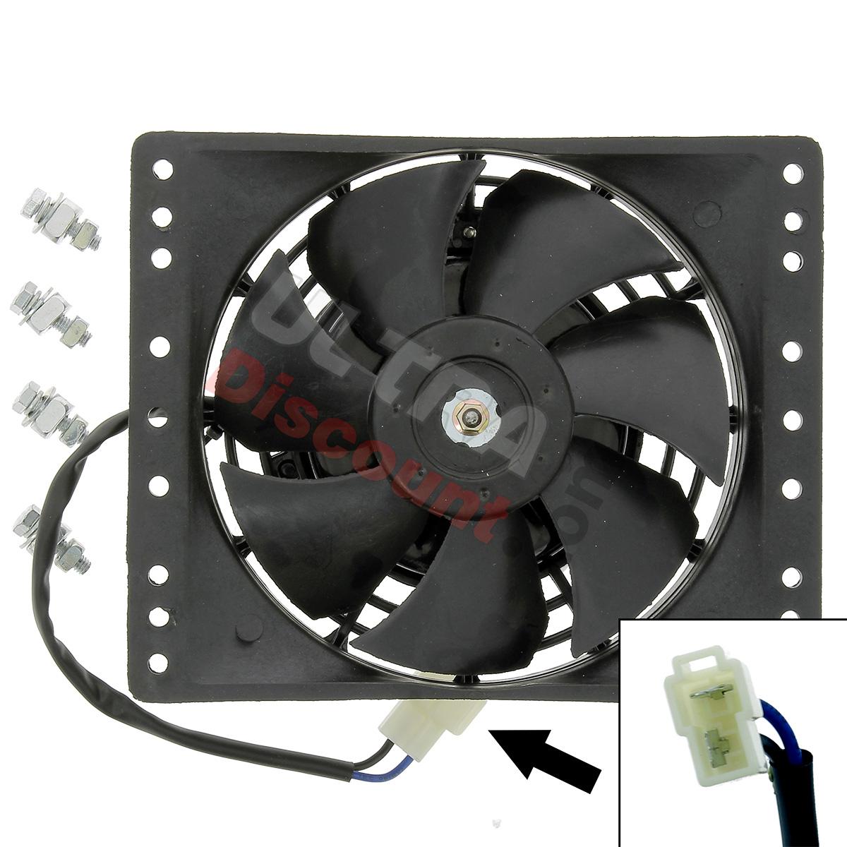 Fan for ATV Shineray Racing Quad 250cc ST-9E type 2, Shineray Parts ATV 250 STIXE ST9E
