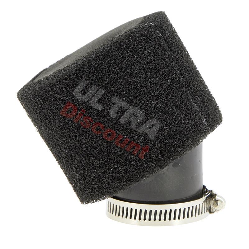 Dual Layer Foam Air Filter - 44mm - Black, Shineray Spare Parts ATV 300cc
