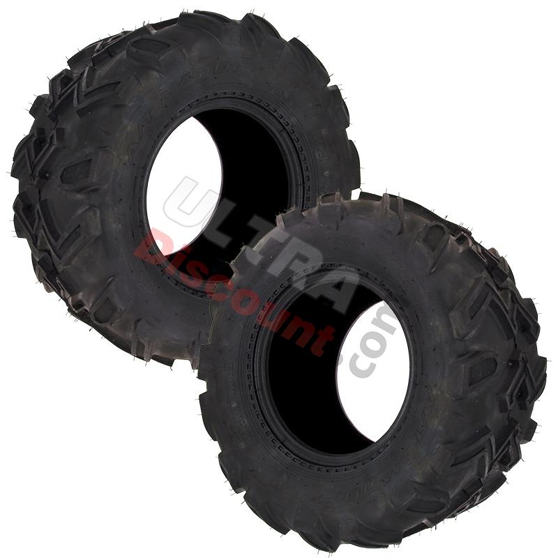 Pair of Rear Tires for ATV Shineray Quad 300cc STE - 22x11.00-10, Shineray Spare Parts ATV 300cc
