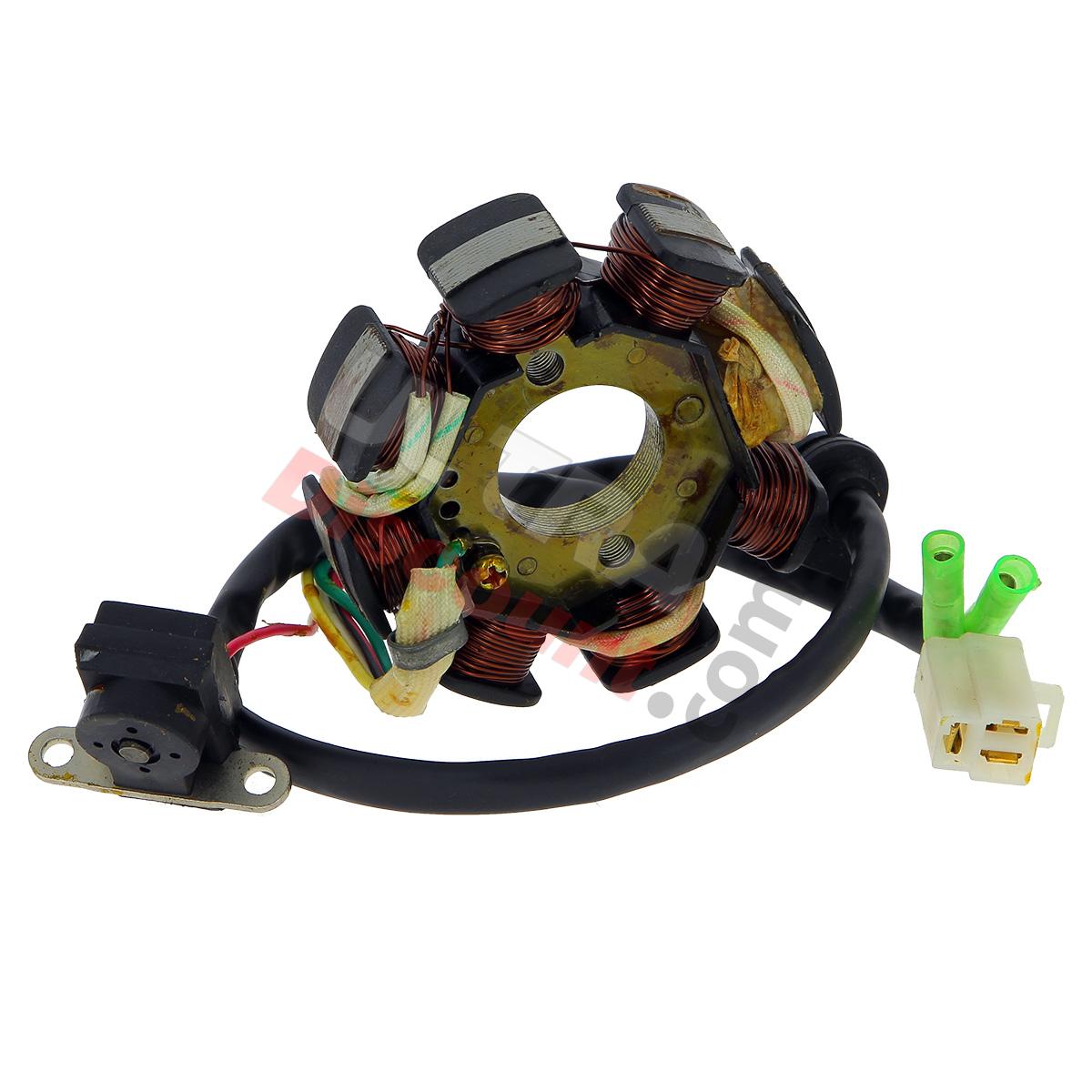 Stator for Chinese Scooter 50cc 4 stroke (5 cables), Chinese scooter parts