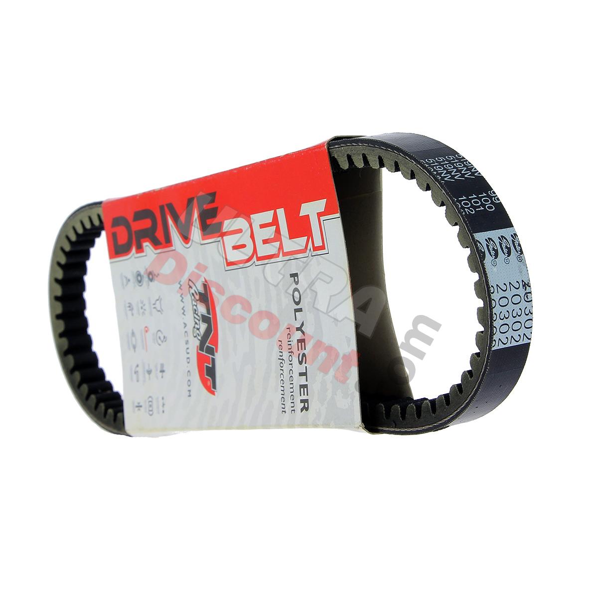 Drive Belt for Scooter 50cc (TNT Racing - Gates 20302), Chinese scooter parts
