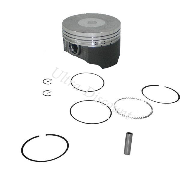 Piston Kit with Molybdenum Coating for Scooter 125cc GY6, Chinese scooter parts Piston Kit with Molybdenum Coating for Scooter 125cc GY6, Chinese scooter parts